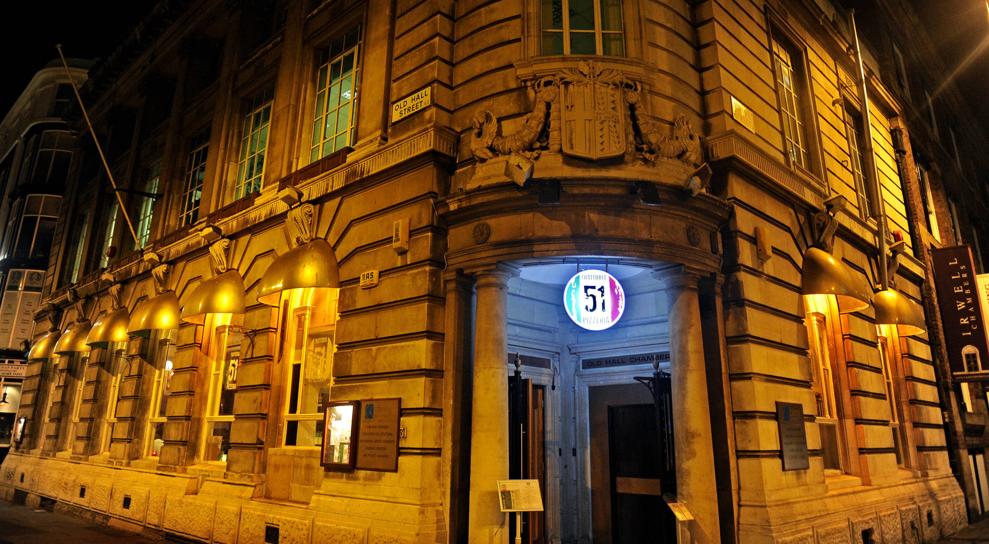 Italian restaurant Liverpool, Trattoria 51 Old Hall Street